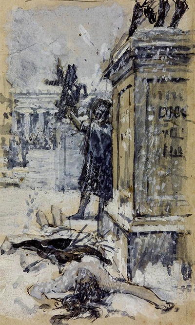 Study for St Eulalia John William Waterhouse